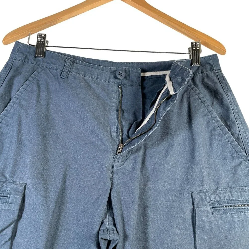 Nike Shorts Mens 30 Blue Ripstop Cargo Pockets Hiking Outdoor Utility 9